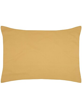 1 Taie d'oreiller percale de coton uni Elysee