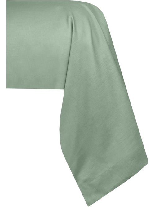 1 Taie de traversin percale de coton uni Elysee - Kiabi