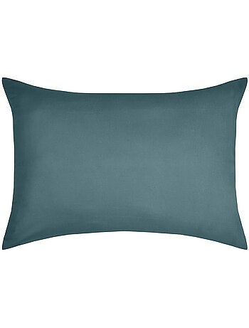 1 Taie d'oreiller coton uni 50 x 70 cm Edens blanc