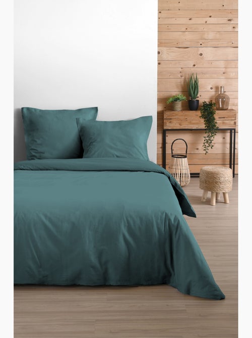 1 Taie d'oreiller coton uni 50 x 70 cm Edens eucalyptus - Kiabi