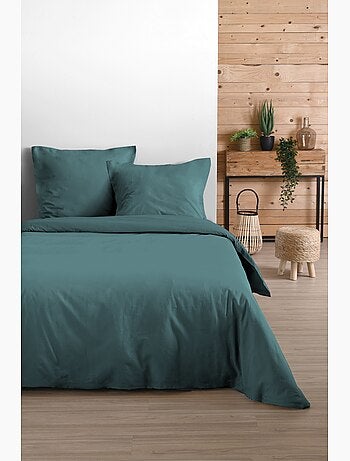 1 Taie d'oreiller coton uni 50 x 70 cm Edens blanc