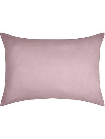 1 Taie d'oreiller coton uni 50 x 70 cm Edens blanc