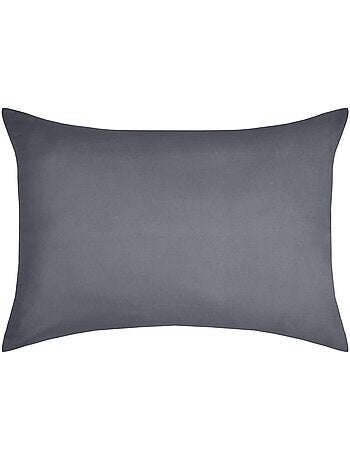 1 taie d'oreiller coton uni 50 x 70 cm edens rouge