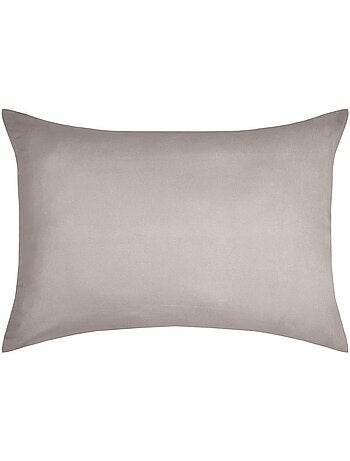 1 taie d'oreiller coton uni 50 x 70 cm edens rouge