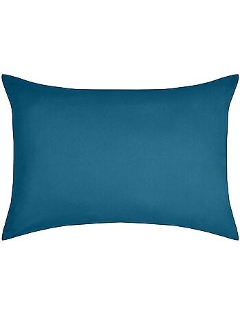 1 taie d'oreiller coton uni 50 x 70 cm edens rouge