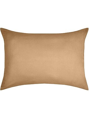 1 taie d'oreiller coton uni 50 x 70 cm edens rouge