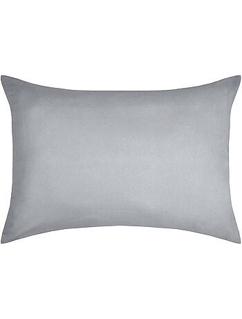 1 taie d'oreiller coton uni 50 x 70 cm edens rouge