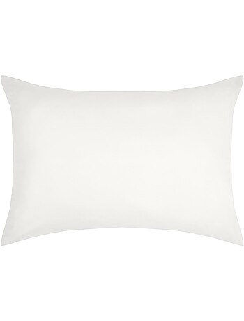1 taie d'oreiller coton uni 50 x 70 cm edens rouge