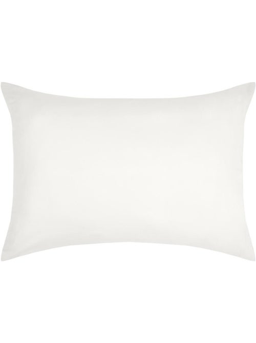 1 taie d'oreiller coton uni 50 x 70 cm edens rouge - Kiabi