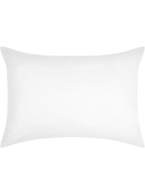 1 Taie d'oreiller coton uni 63 x 63 cm Edens blanc - Kiabi