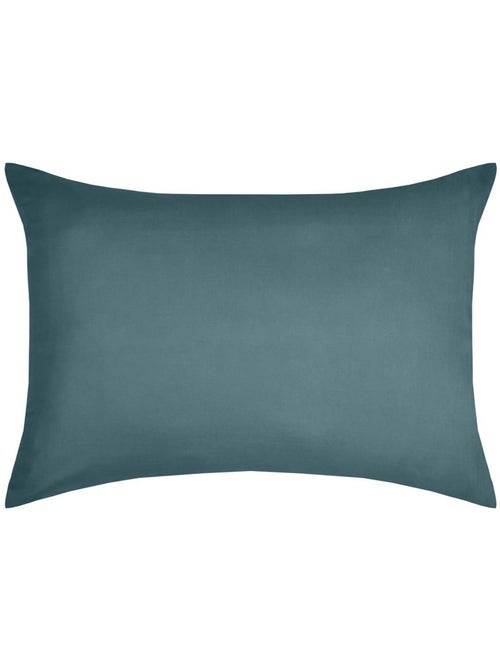 1 Taie d'oreiller coton uni 63 x 63 cm Edens eucalyptus - Kiabi