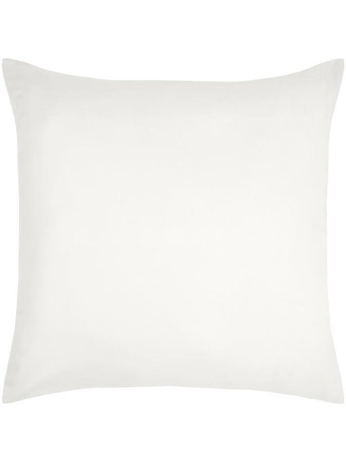 1 Taie d'oreiller coton uni 63 x 63 cm Edens ivoire - Kiabi