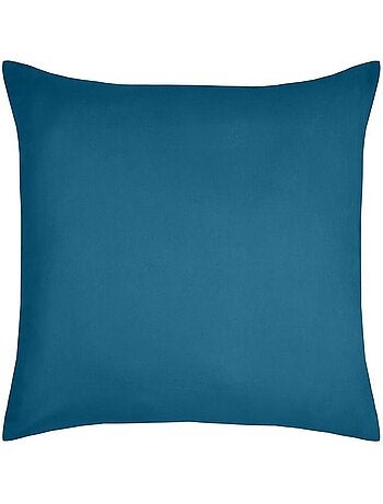 1 Taie d'oreiller coton uni 50 x 70 cm Edens blanc