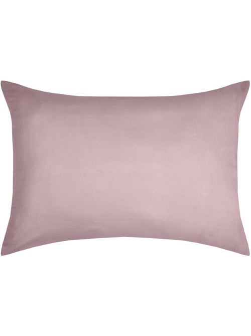1 Taie d'oreiller coton uni 63 x 63 cm Edens rose - Kiabi 1 Taie d'oreiller coton uni 63 x 63 cm Edens rose - Kiabi