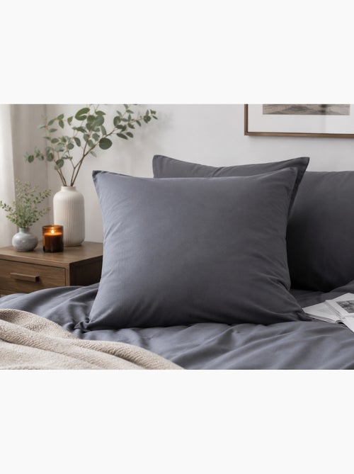 1 Taie d'oreiller coton uni Edens - Kiabi