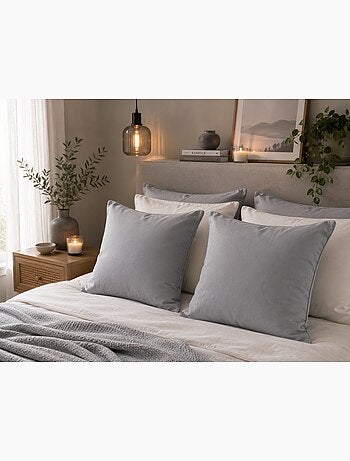 1 Taie d'oreiller coton uni Edens