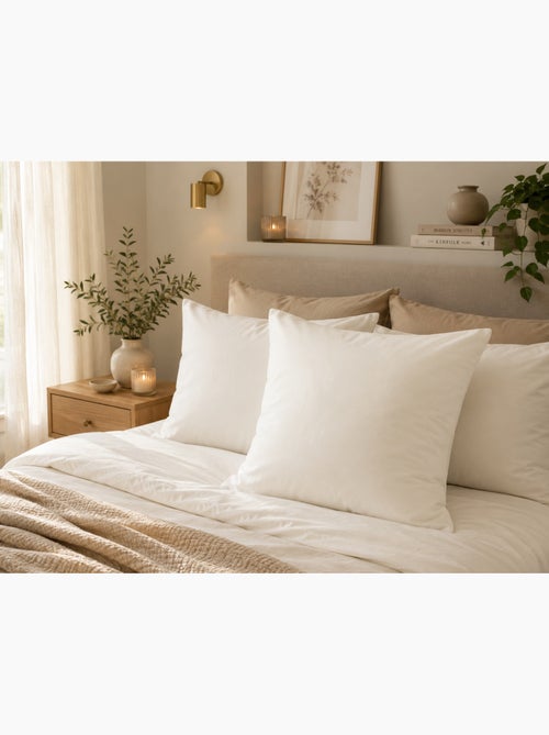 1 Taie d'oreiller coton uni Edens - Kiabi