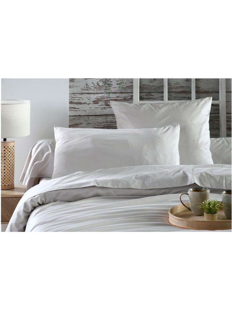 1 taie d'oreiller percale de coton uni elysee Beige clair - Kiabi