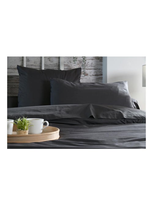 1 Taie d'oreiller percale de coton uni Elysee - Kiabi