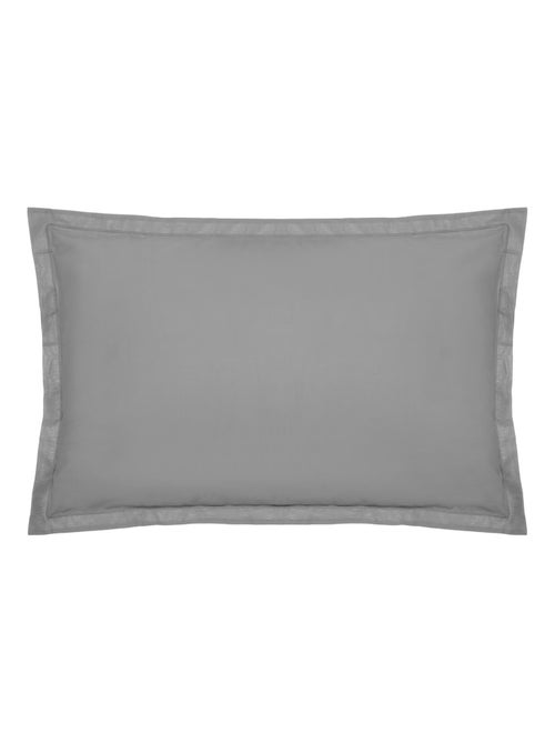 1 Taie d'oreiller percale de coton uni Harmonie - Kiabi
