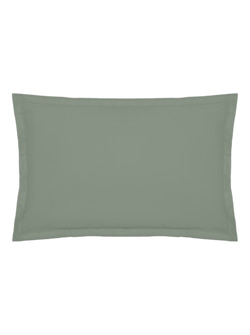 1 Taie d'oreiller percale de coton uni Harmonie - Kiabi