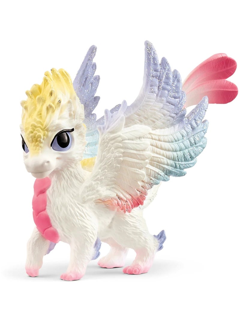 EDUPLAY Comet Ball Queue Arc-en-Ciel - Balle De Coordination Œil-Main Pour Enfants 28g 4cm