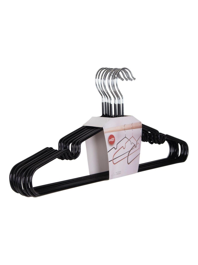 10 cintres en métal avec revêtement noir - House Nordic Noir mat - Kiabi