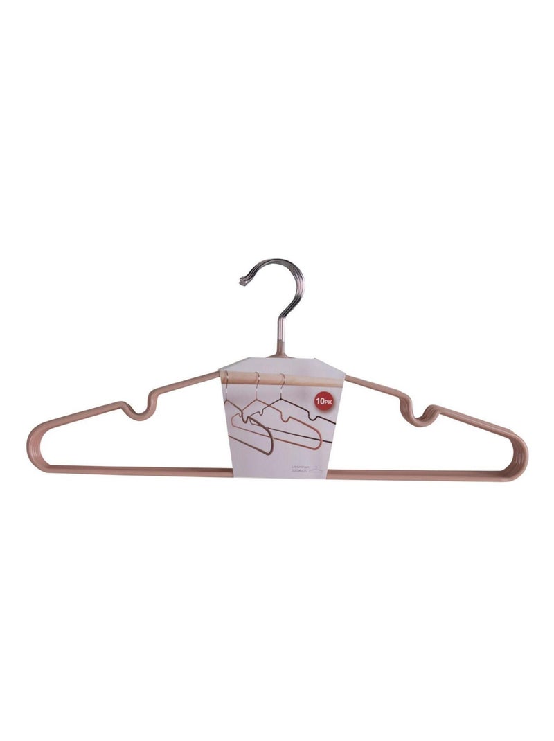 10 cintres en métal avec revêtement rose - House Nordic Rose - Kiabi
