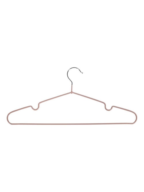 10 cintres en métal avec revêtement rose - House Nordic - Kiabi