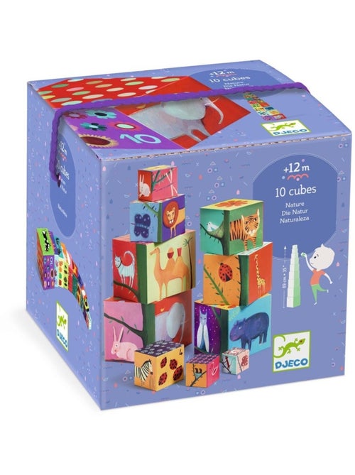 10 Cubes à empiler Mes Amis - Kiabi