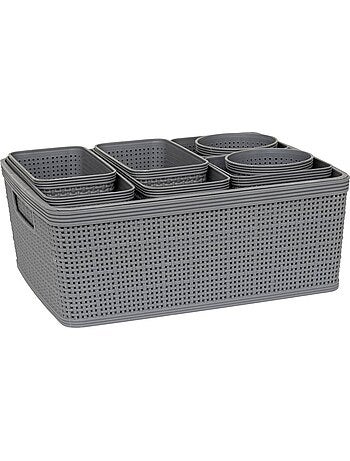 Lot de 10 paniers organisateurs BOXY