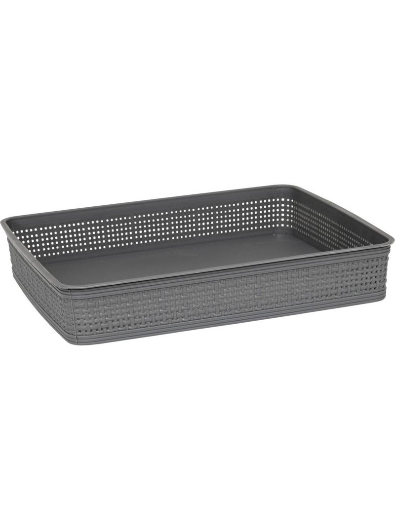 10 paniers organisateurs Gris - Kiabi