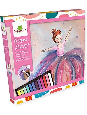 10 tableaux pastels secs Danseuses