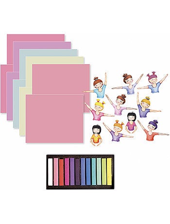 10 tableaux pastels secs Danseuses
