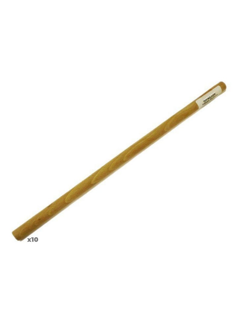 10 tourillons lisses en bois pour tissage mural 30 - Graine Créative Beige - Kiabi