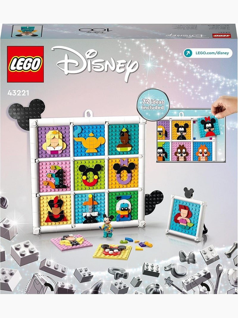 100 Ans D'icônes Disney 43221 - Lego® Disney™ - Lego® Noir - Kiabi