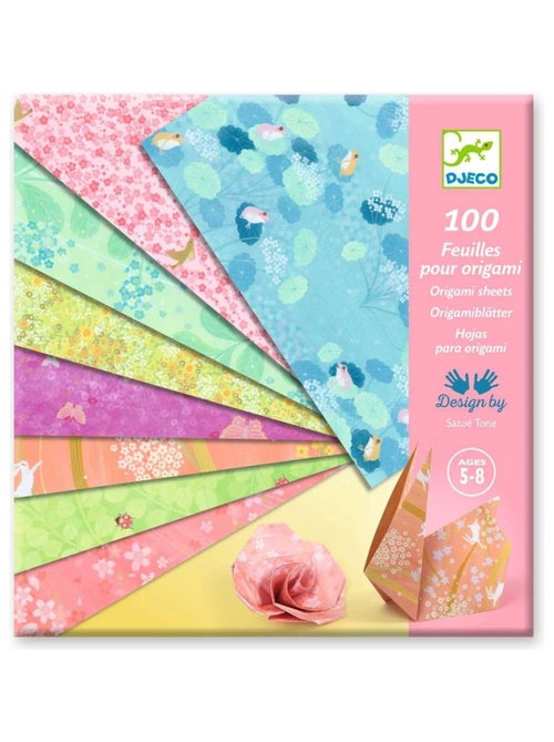 100 feuilles pour origami Haru - Kiabi