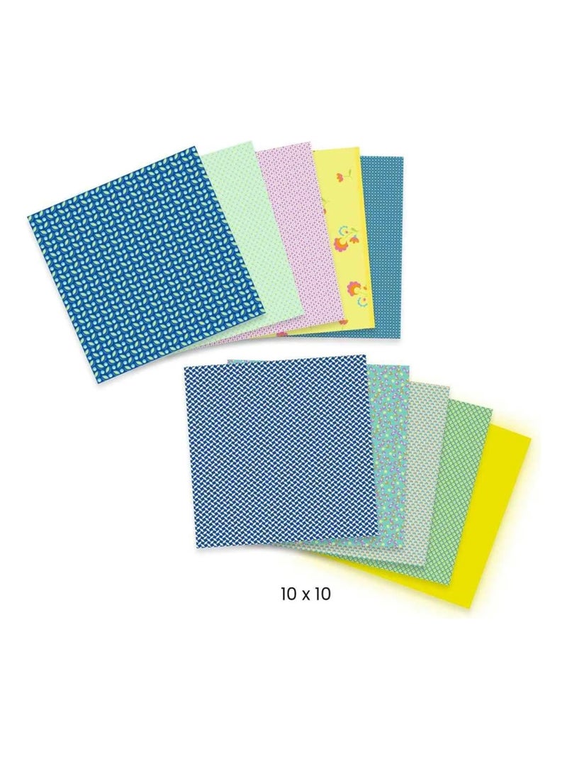 100 feuilles pour origami Natsu Multicolore - Kiabi