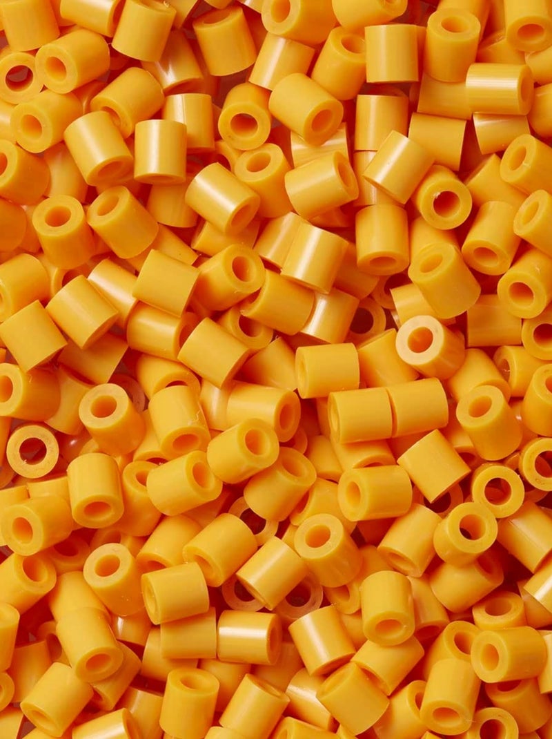 1000 Perles en sachet - nounours Orange - Kiabi