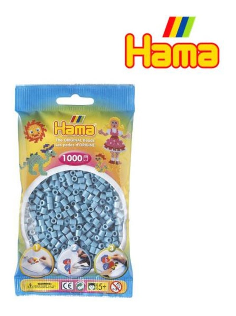 1.000 Perles en sachet - Turquoise Multicolore - Kiabi