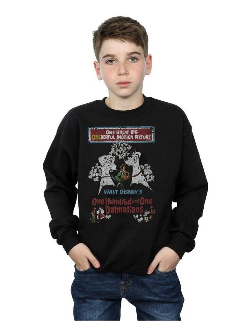 101 Dalmatians - Sweat Noir - Kiabi