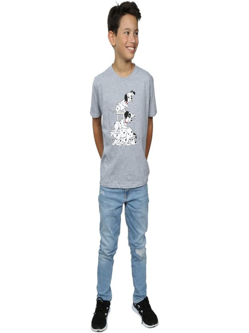 101 Dalmatians - T-shirt Gris chiné - Kiabi