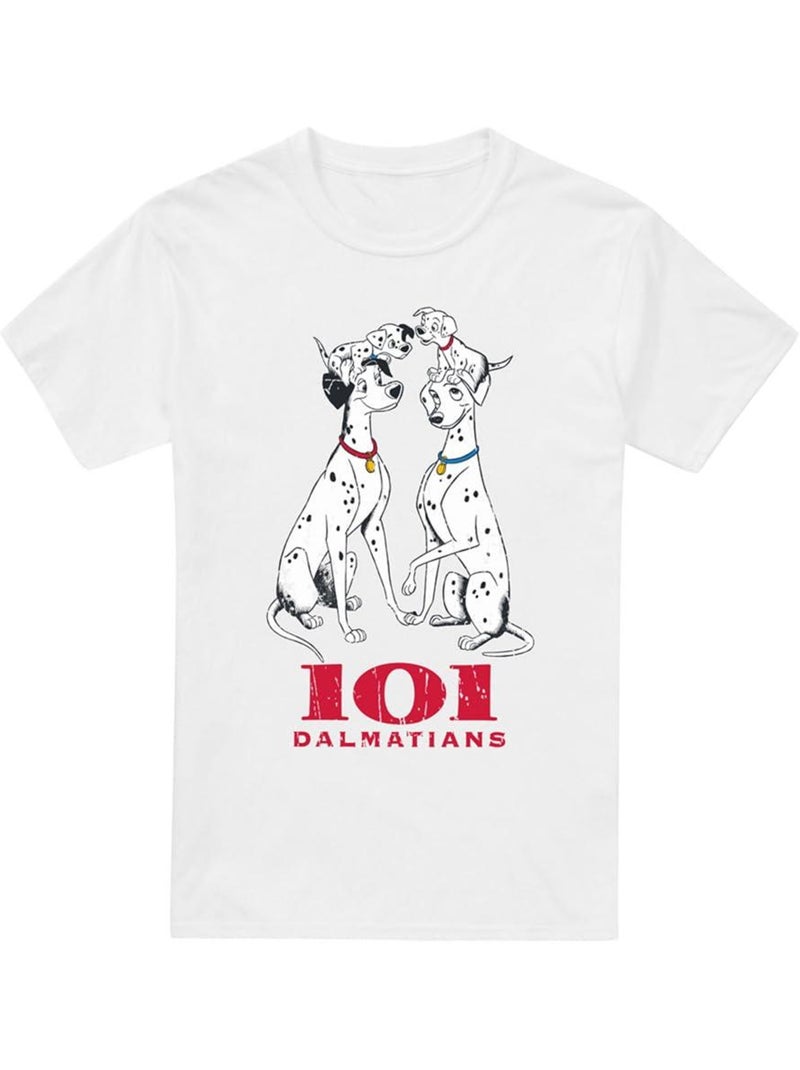 101 dalmations - t-shirt manches courtes - les 101 dalmatiens Blanc - Kiabi