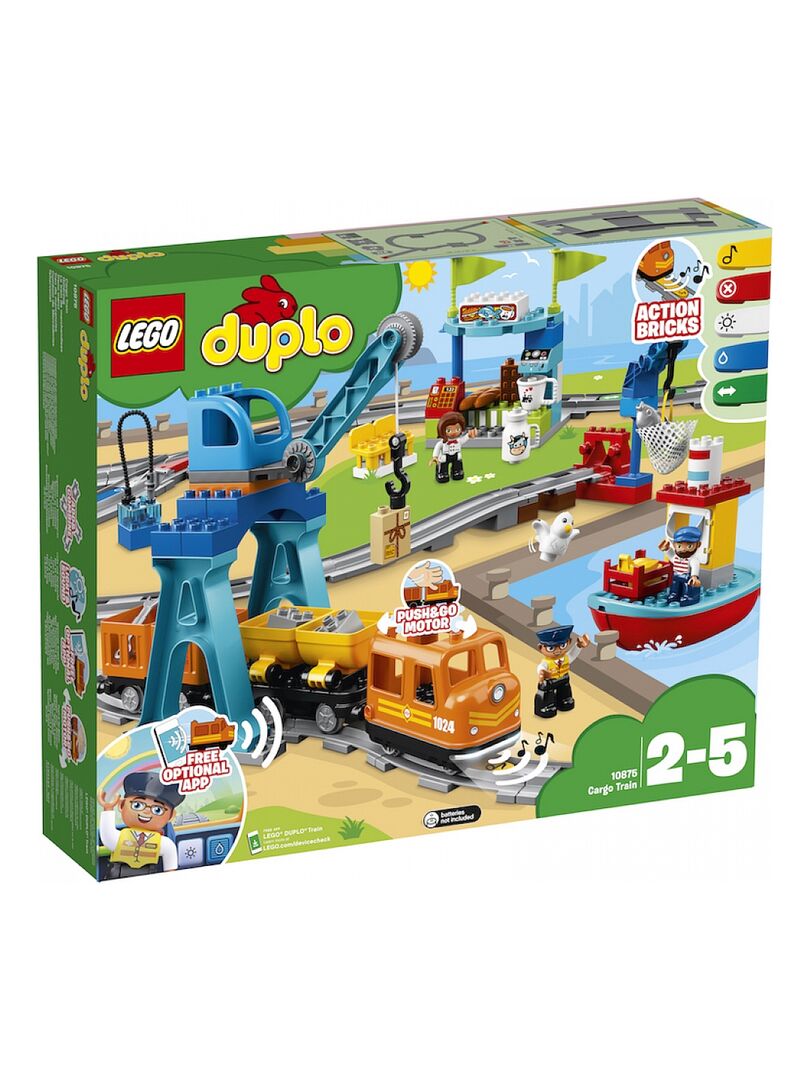 LEGO 10882 DUPLO Ma Ville Les Rails du Train, Jeu de