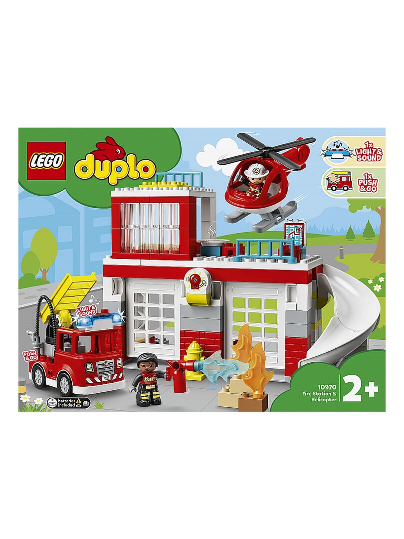 10970 La Caserne Et Lhélicoptère Des Pompiers 'lego®' Duplo® - N/A