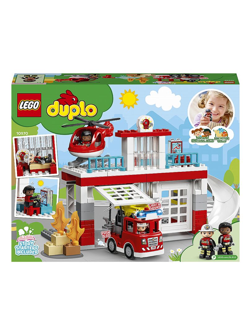 10970 La Caserne Et Lhélicoptère Des Pompiers 'lego®' Duplo® - N/A