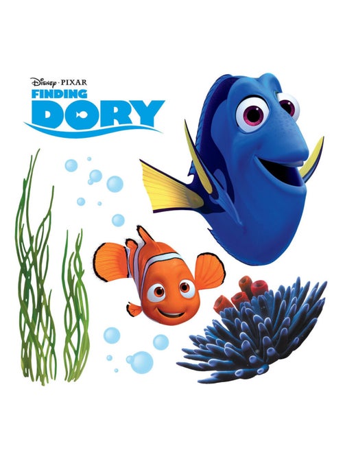 11 Stickers fenetre Le Monde de Dory Disney vue enfant qui prends son bain - Kiabi