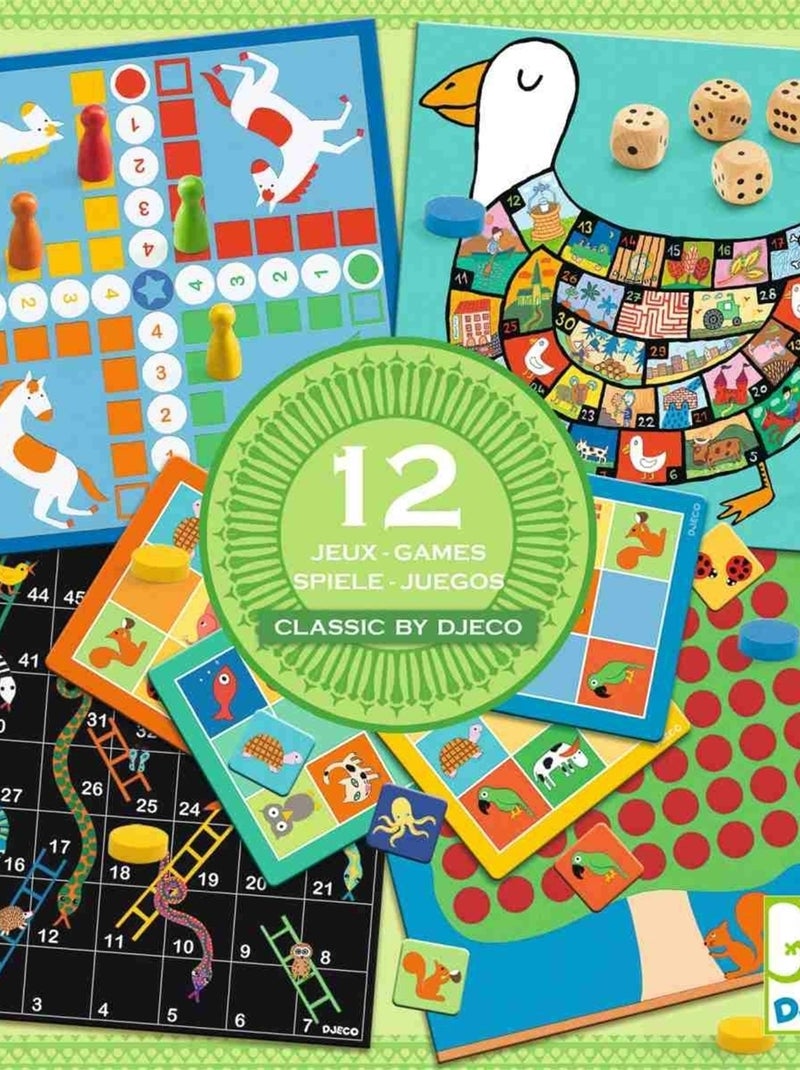 12 Jeu classiques - Classic box 4+ Multicolore - Kiabi