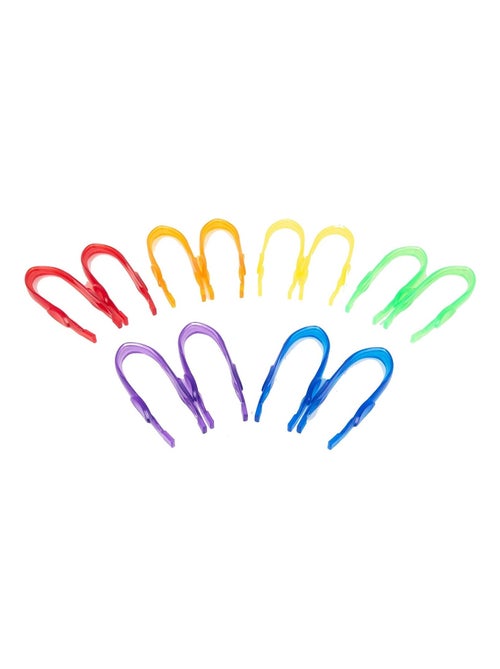 12 pinces colorées translucides - Kiabi 12 pinces colorées translucides - Kiabi