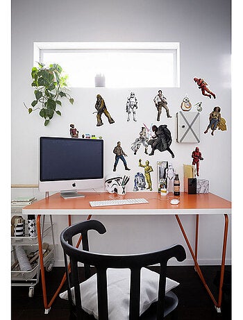 12 Stickers géant Héros Star Wars 50 x 70 cm